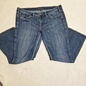 Silver Frances Mid Rise Jeans by Maurices